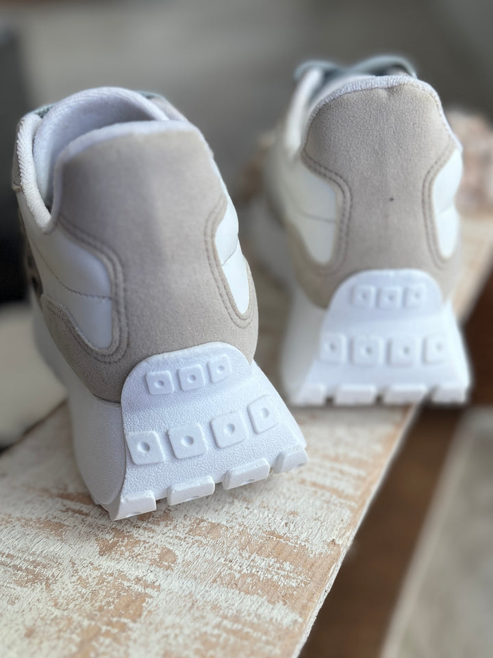 Smith Tan Leopard Sneakers