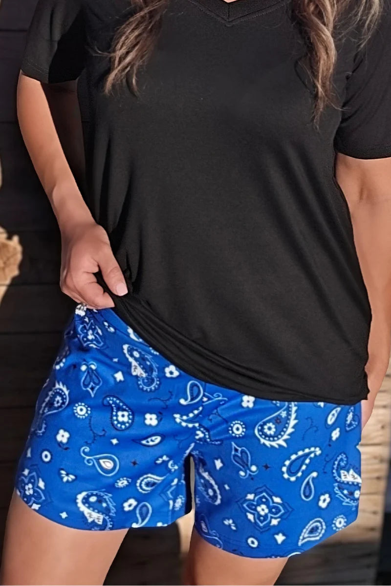 Sterling Kreek Bandana Babe Blue Shorts