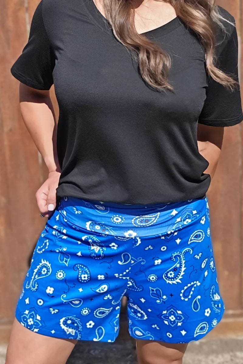 Sterling Kreek Bandana Babe Blue Shorts