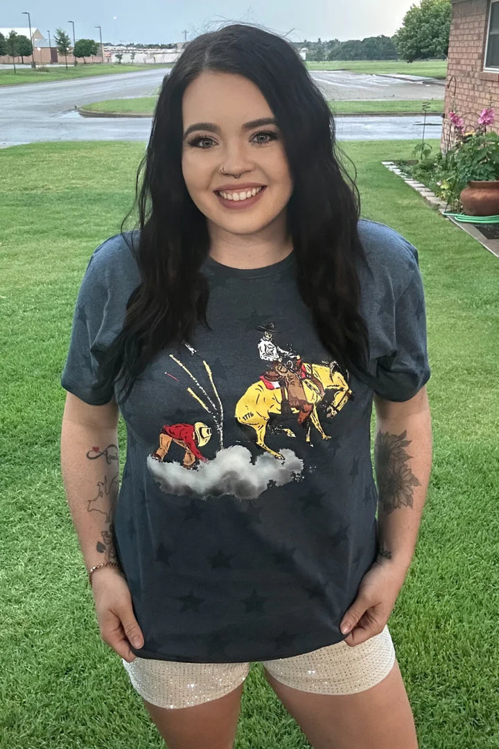 Sterling Kreek Bold Stripes & Bright Stars Tee