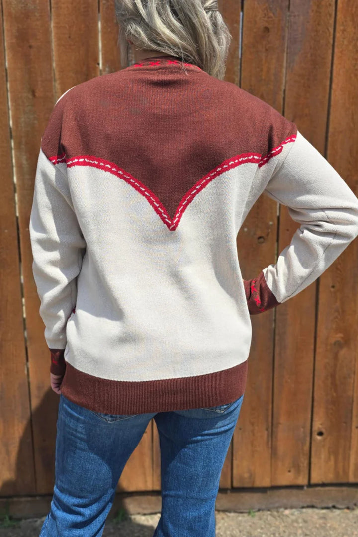 Sterling Kreek Dust and Spurs Knit Sweater