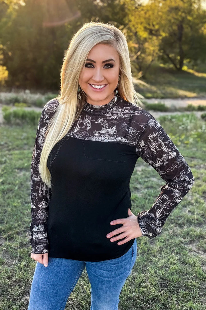 Sterling Kreek Homestead Toile Top