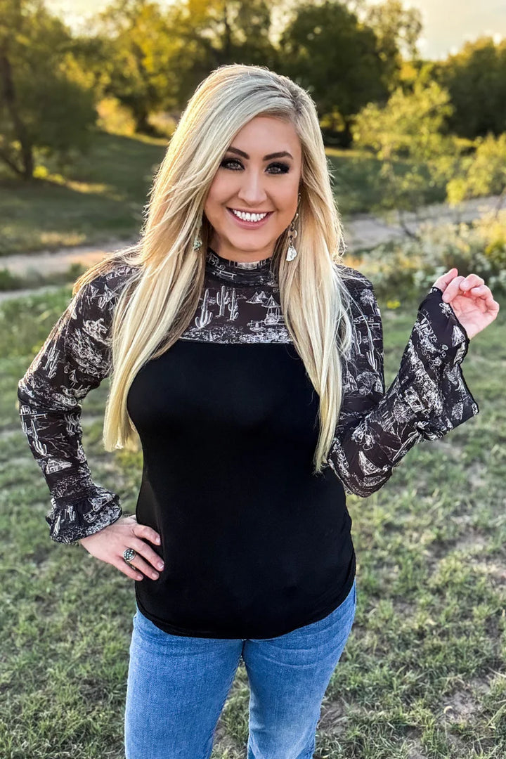 Sterling Kreek Homestead Toile Top