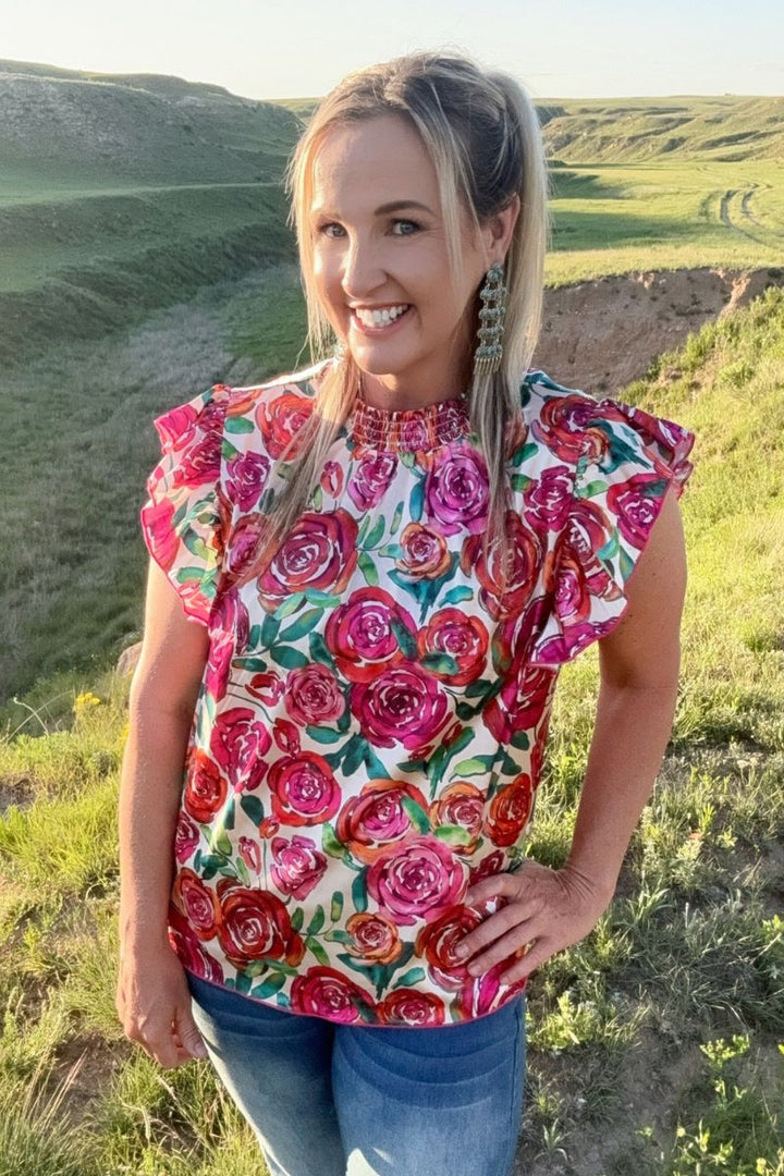 Sterling Kreek In Full Bloom Top