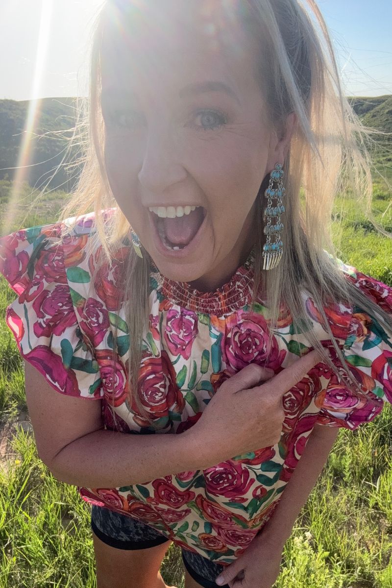 Sterling Kreek In Full Bloom Top