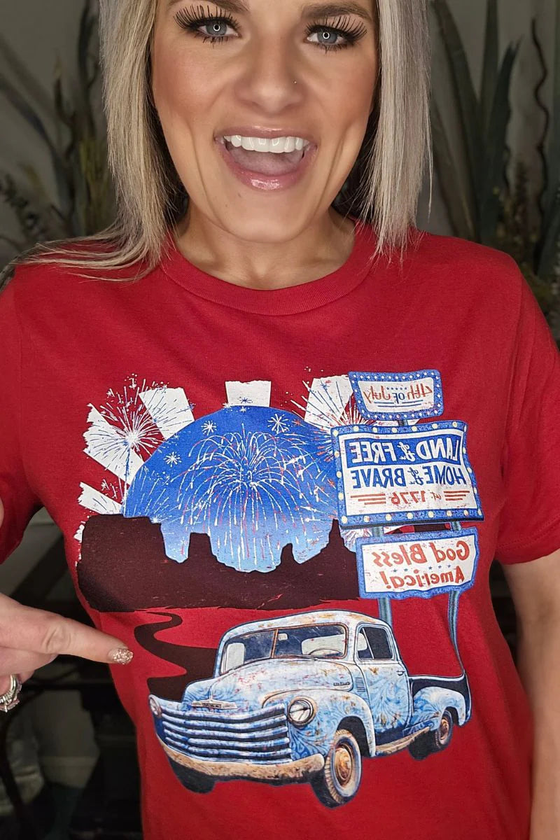 Sterling Kreek Land Of The Free Tee*