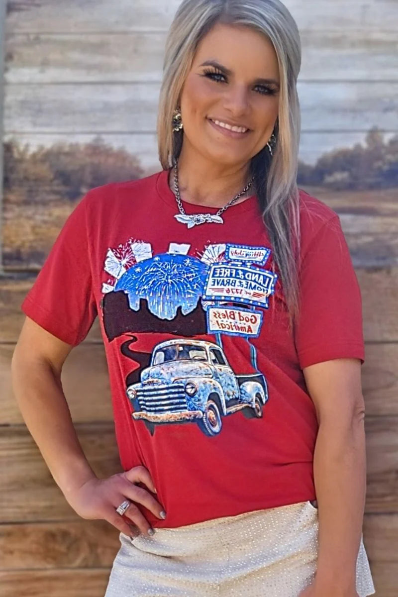 Sterling Kreek Land Of The Free Tee*