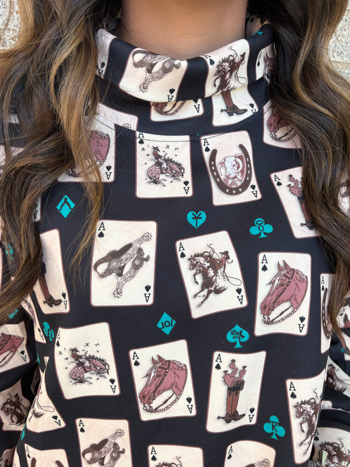 Sterling Kreek Luck Of The Brand Mock Neck*