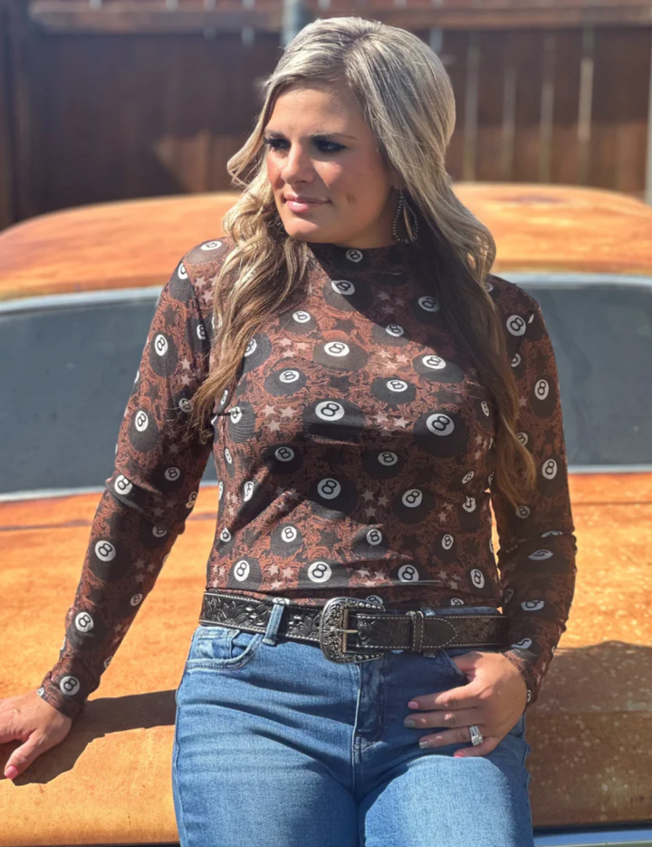 Sterling Kreek Lucky Shot Mesh Top