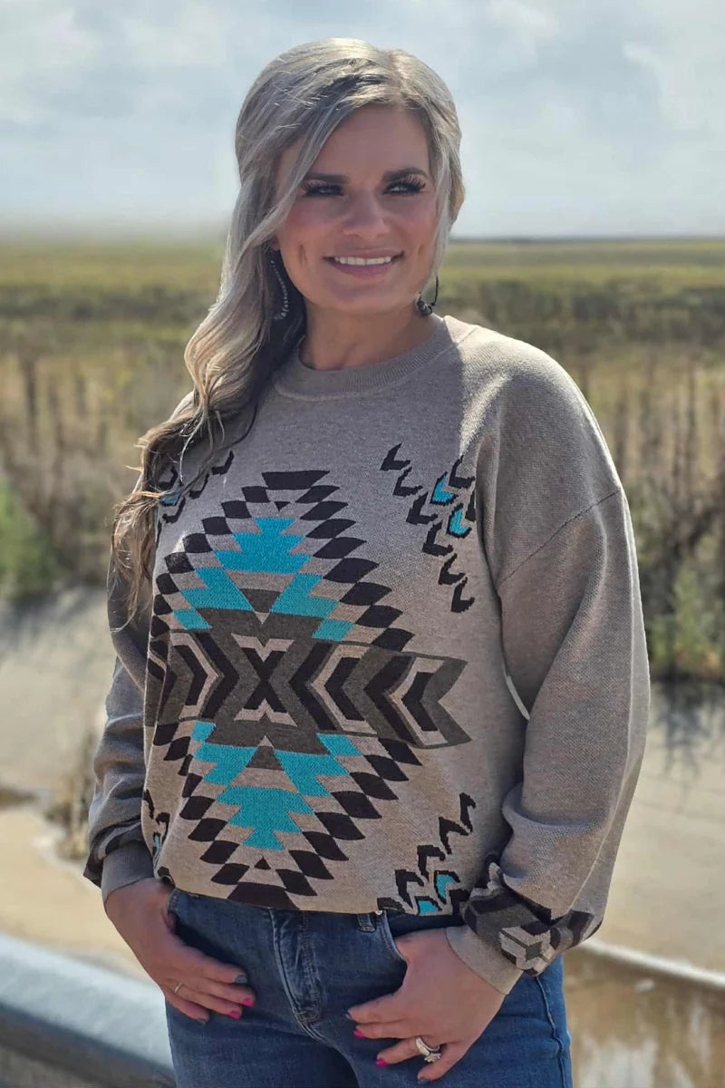 Sterling Kreek Nevada Aztec Sweater