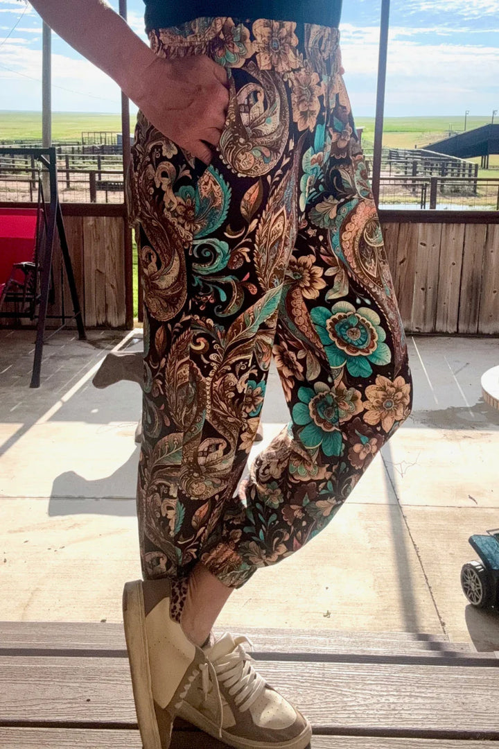 Sterling Kreek Oh My Paisley Joggers