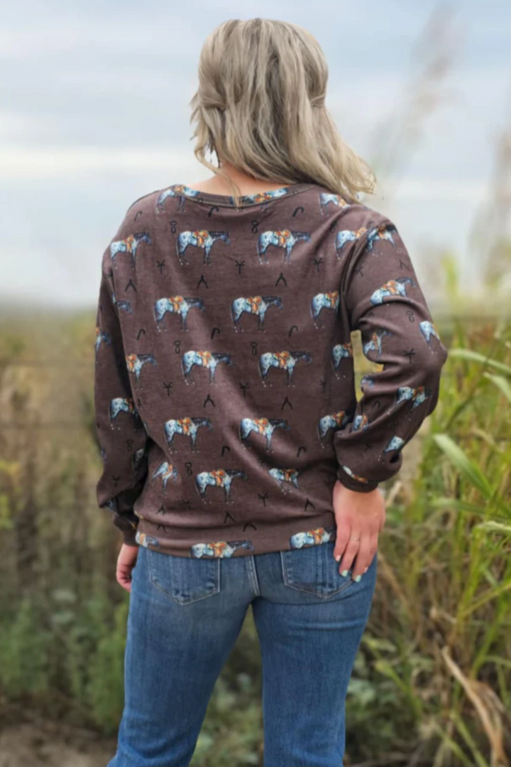 Sterling Kreek Old Town Road Brown Top