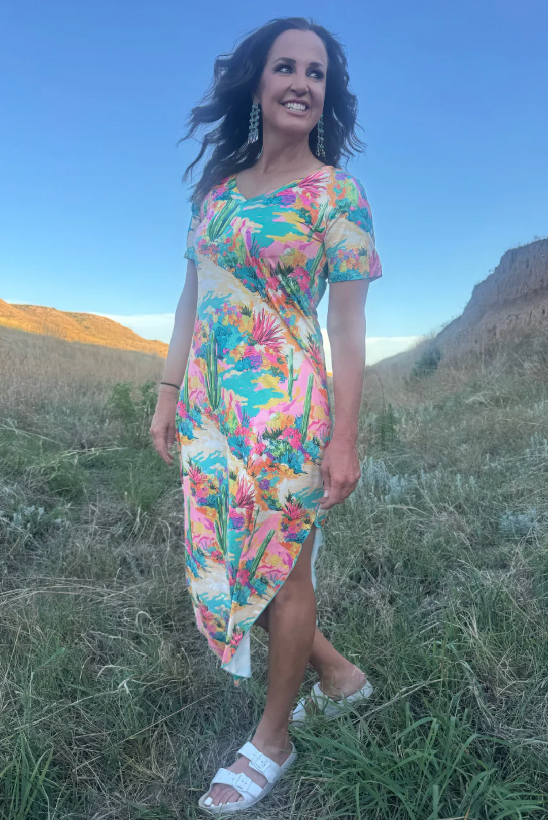 Sterling Kreek Painted Desert Maxi Dress