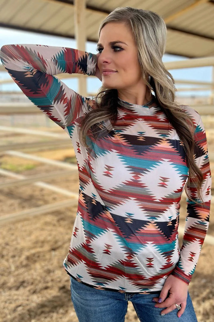 Sterling Kreek Southern Roots Mesh Top