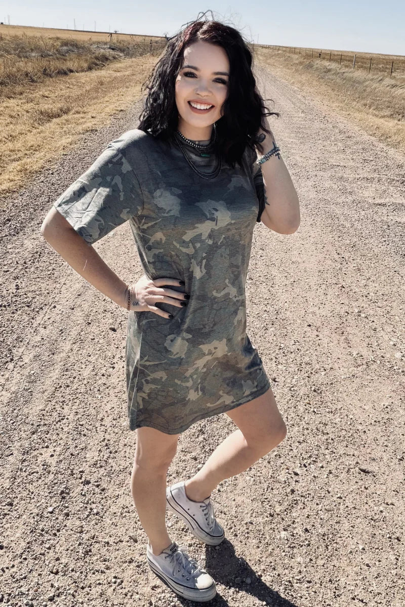 Sterling Kreek Camo Kreek T-Shirt Dress