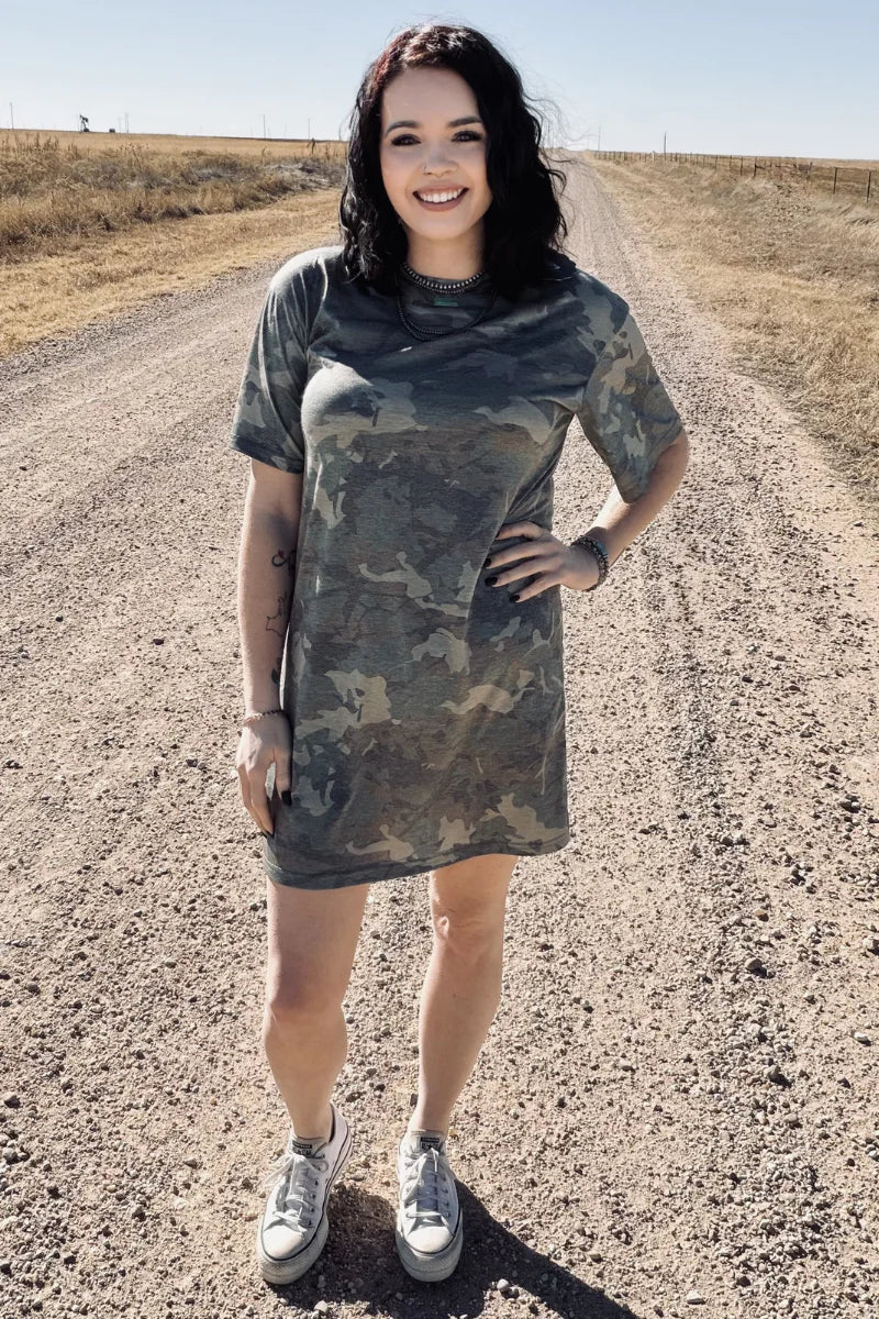 Sterling Kreek Camo Kreek T-Shirt Dress