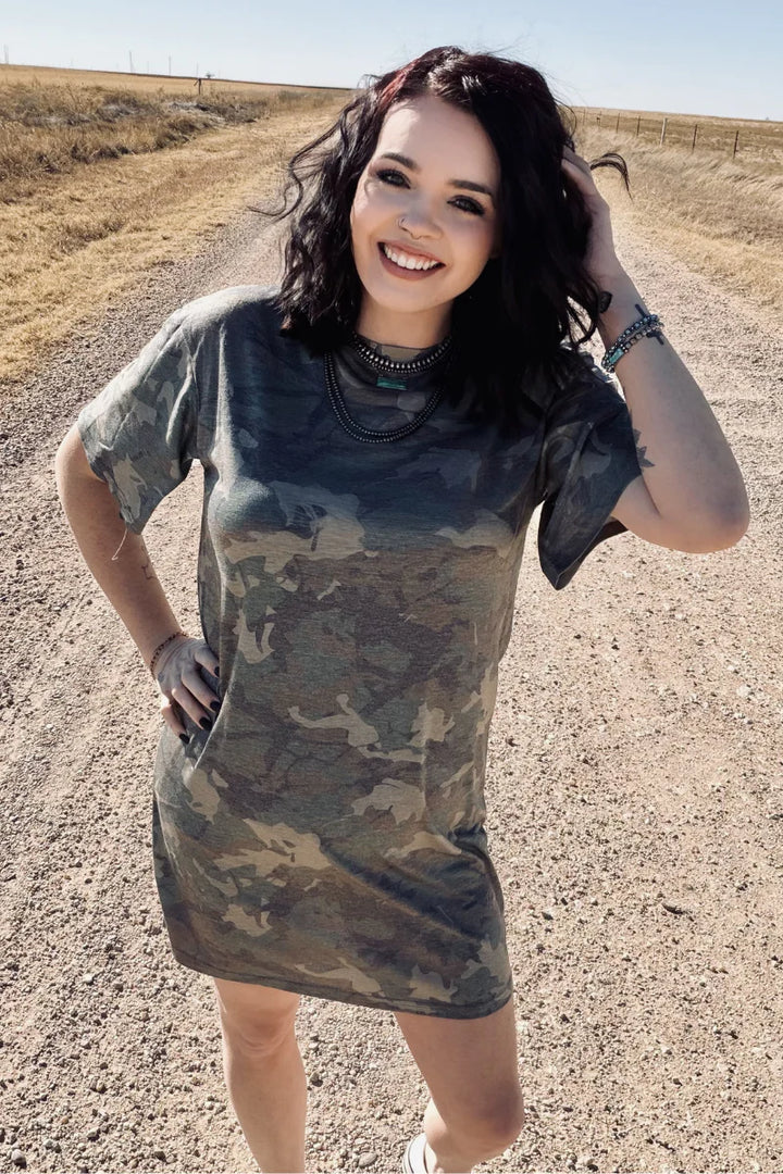 Sterling Kreek Camo Kreek T-Shirt Dress
