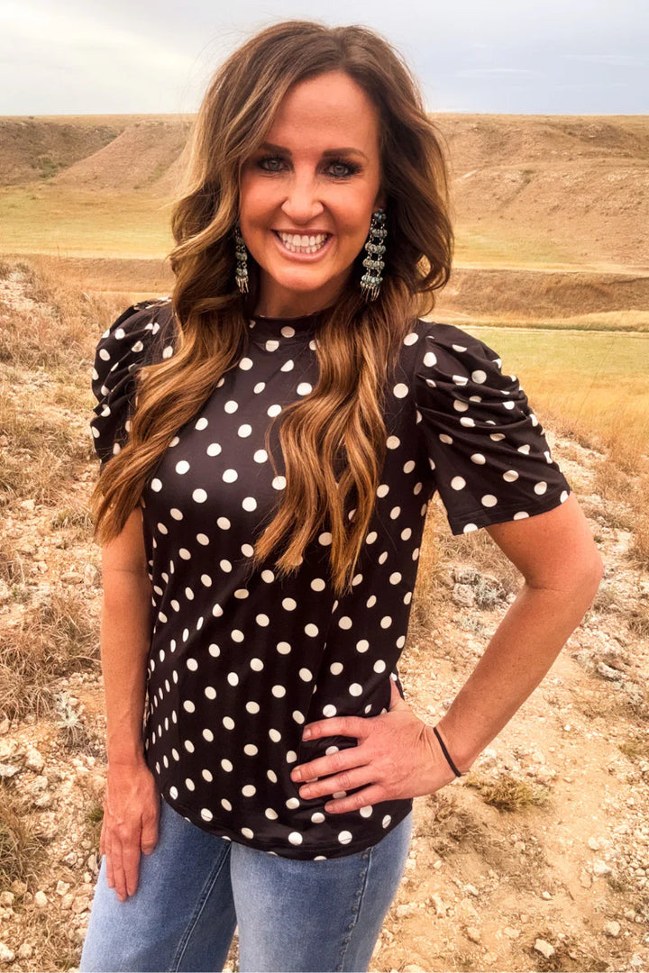 Sterling Kreek Dot Darling Top