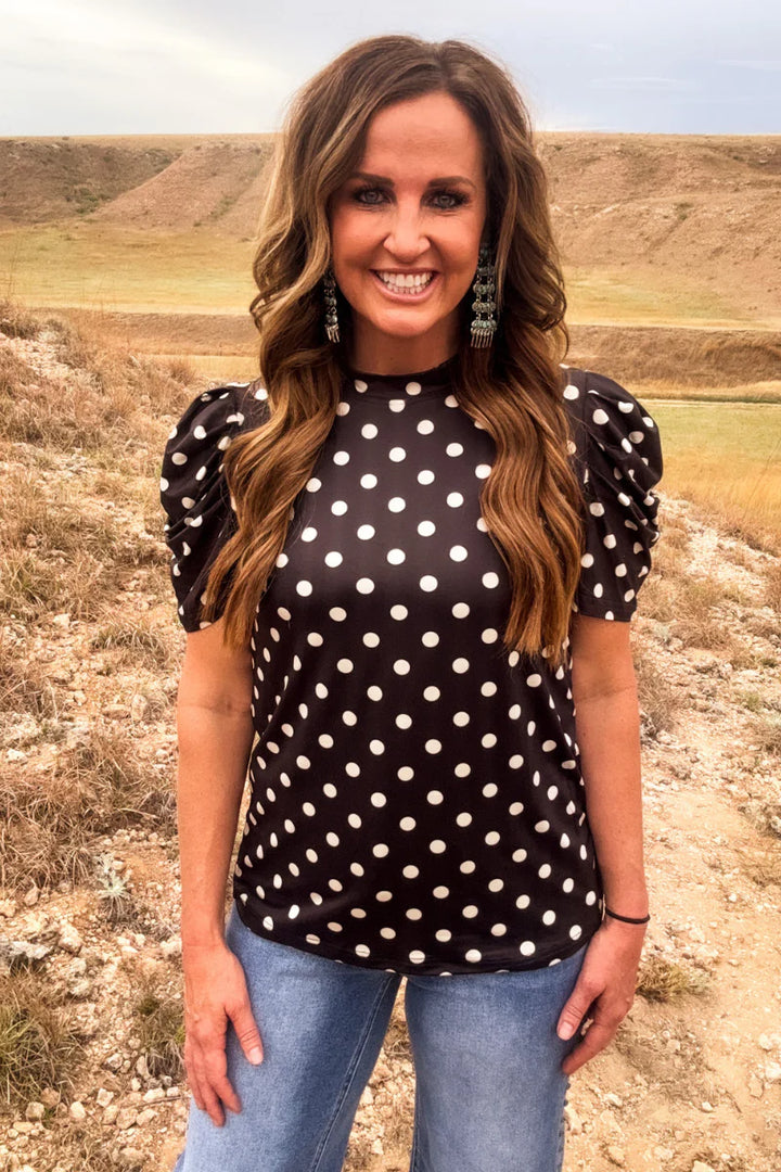 Sterling Kreek Dot Darling Top