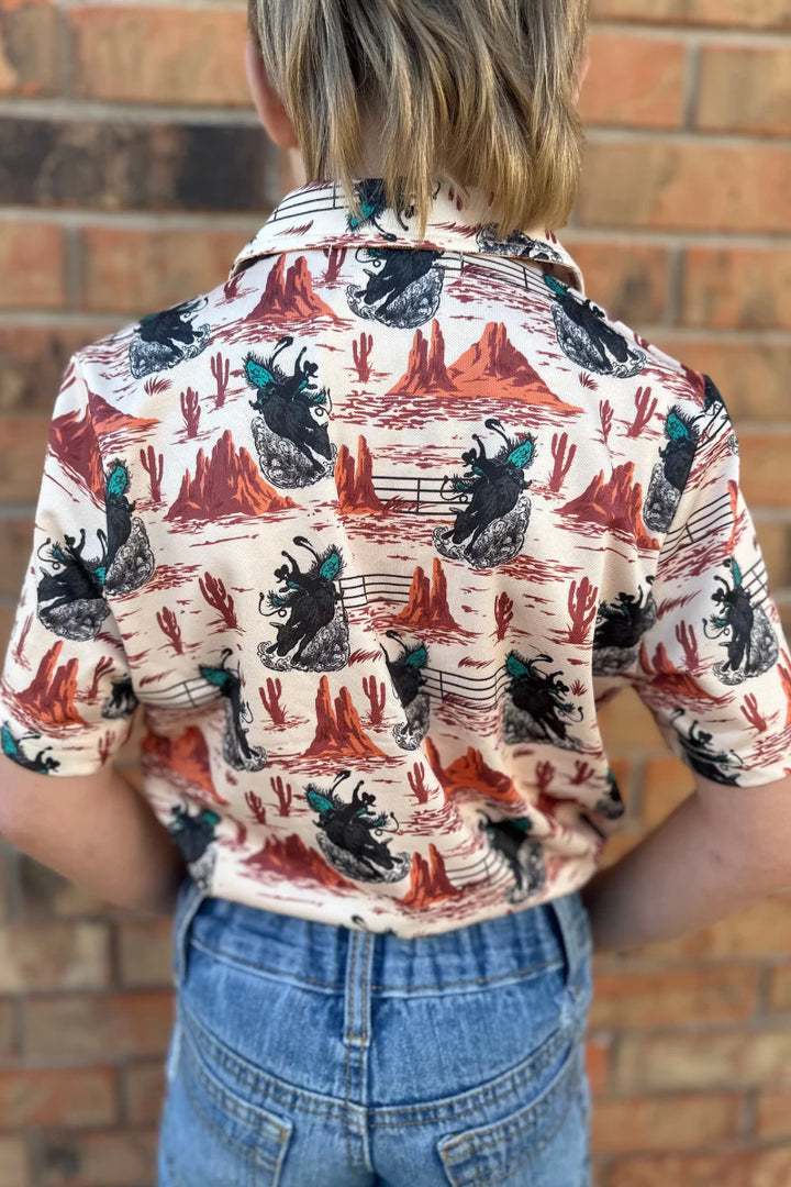 KIDS Golden Buckaroo Polo