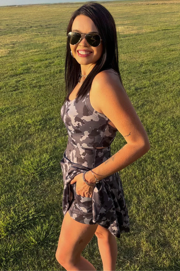 Sterling Kreek In Plain Sight Tennis/Swim Dress