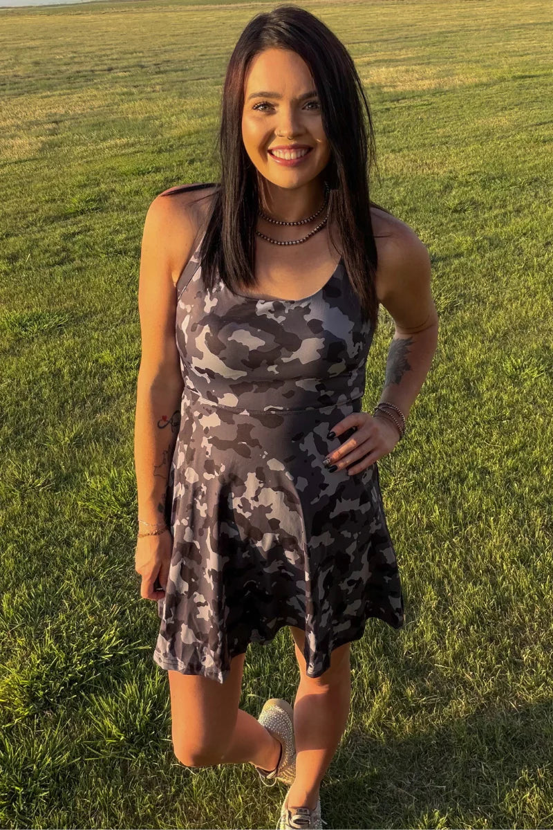 Sterling Kreek In Plain Sight Tennis/Swim Dress