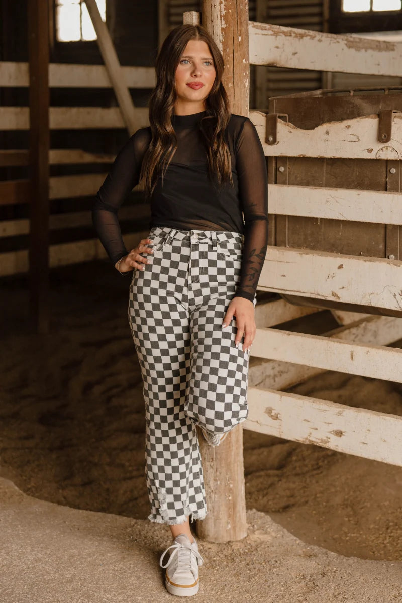 Sterling Kreek Night Sky Mesh Top