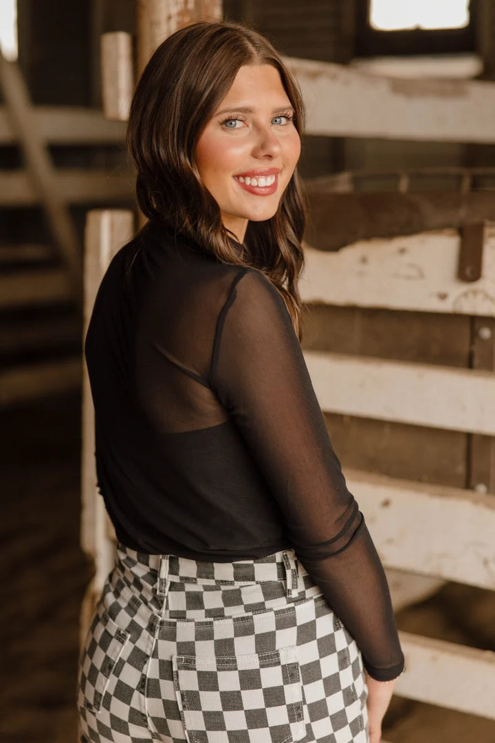 Sterling Kreek Night Sky Mesh Top
