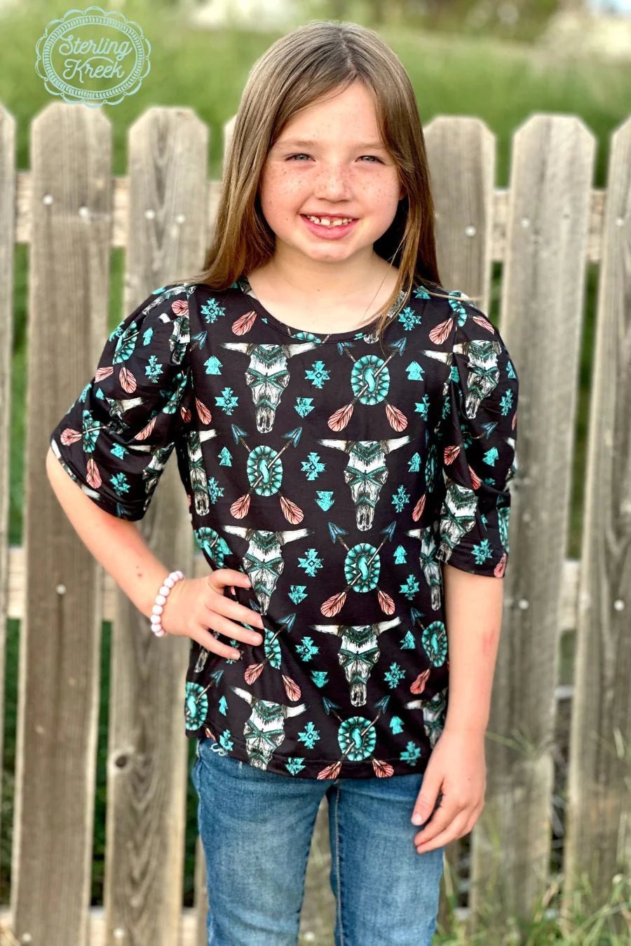 KIDS Western Tribal Top | gussieduponline