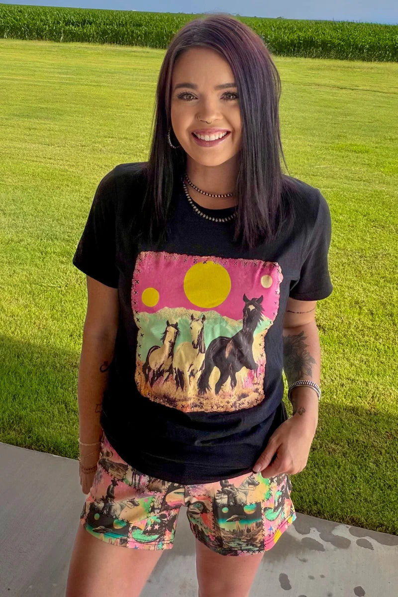Sterling Kreek Cosmic Cowgirl Tee