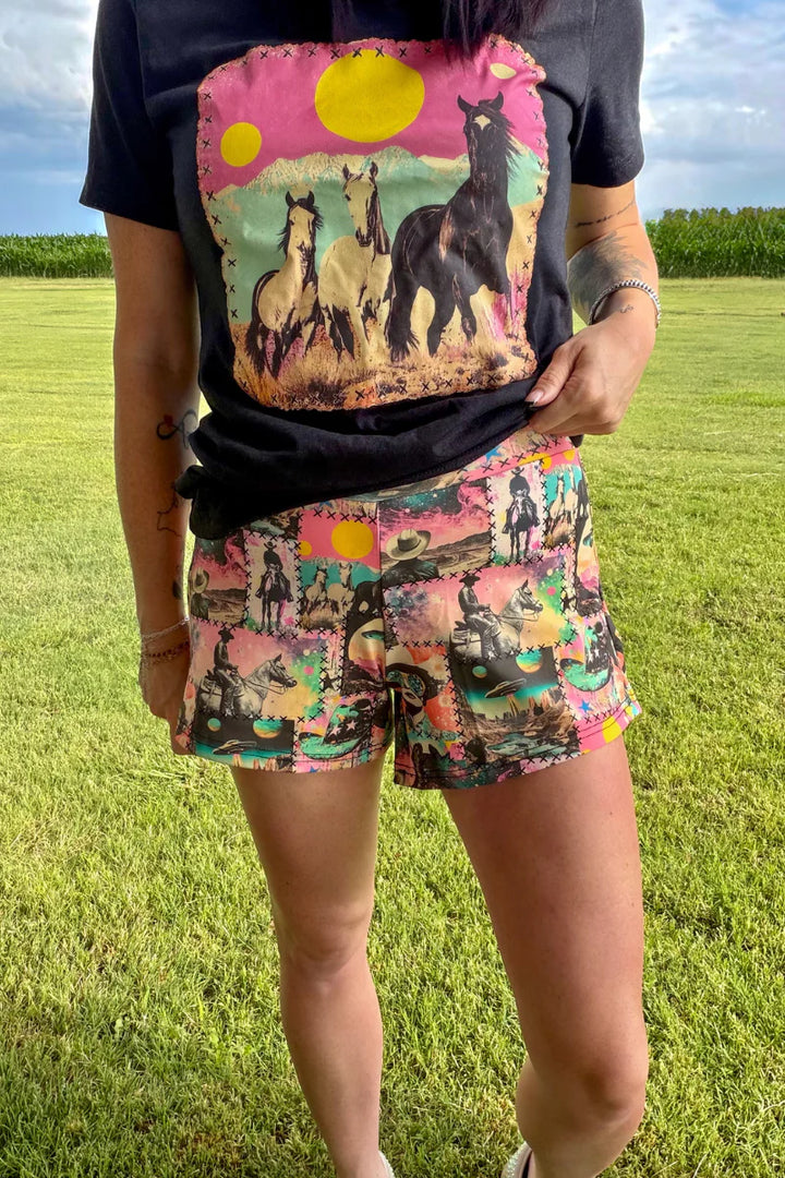 Sterling Kreek Cosmic Cowgirl Shorts