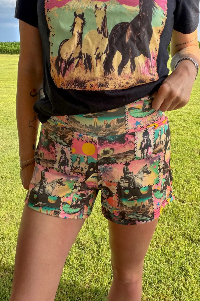 Sterling Kreek Cosmic Cowgirl Shorts