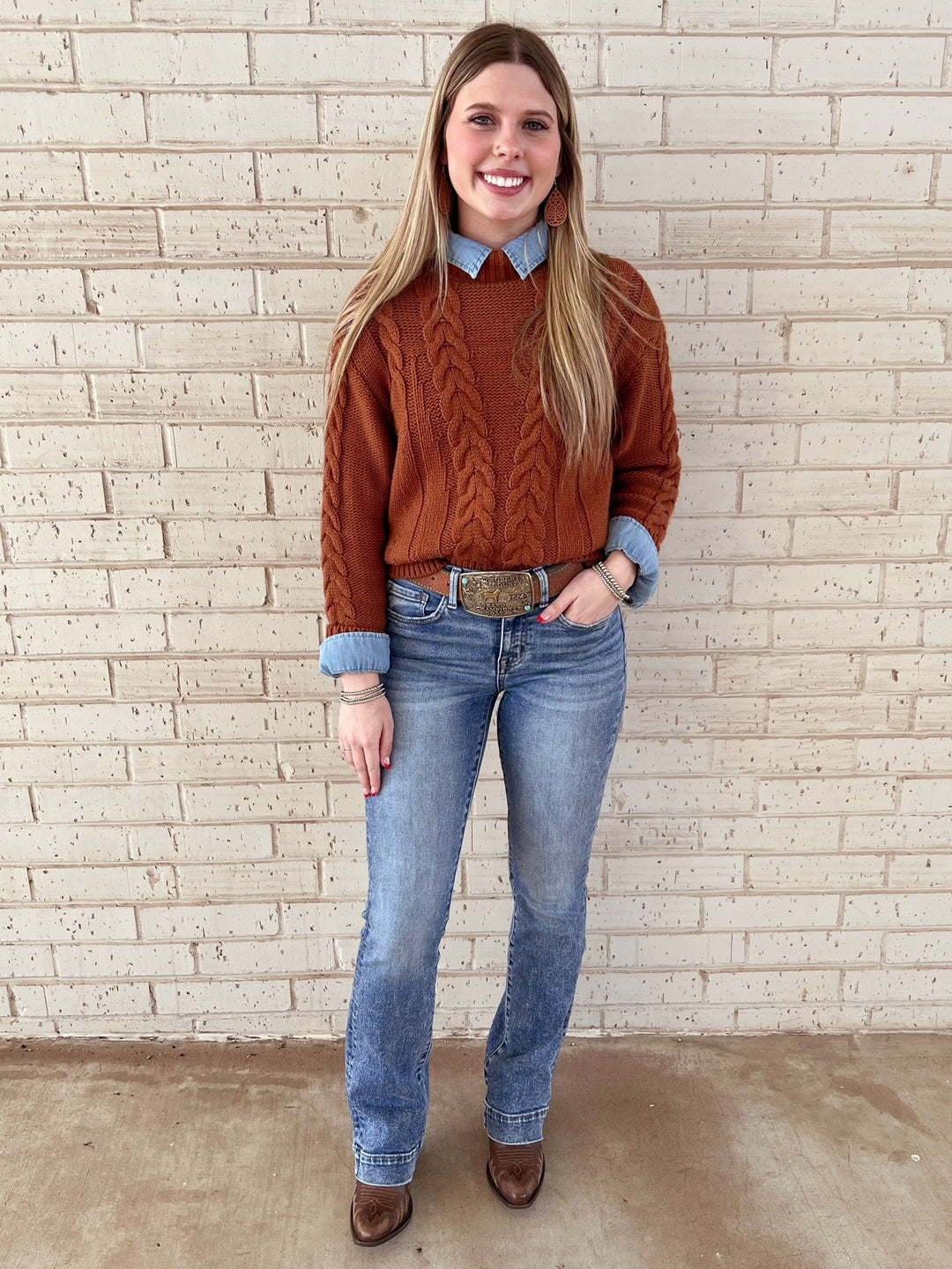 Vervet Mid-Rise Bootcut Medium Wash Jeans | gussieduponline