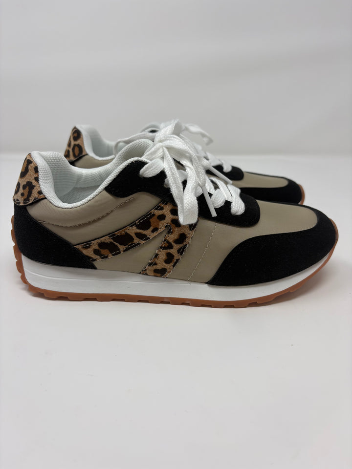 Very G Joel Black Leopard Sneakers