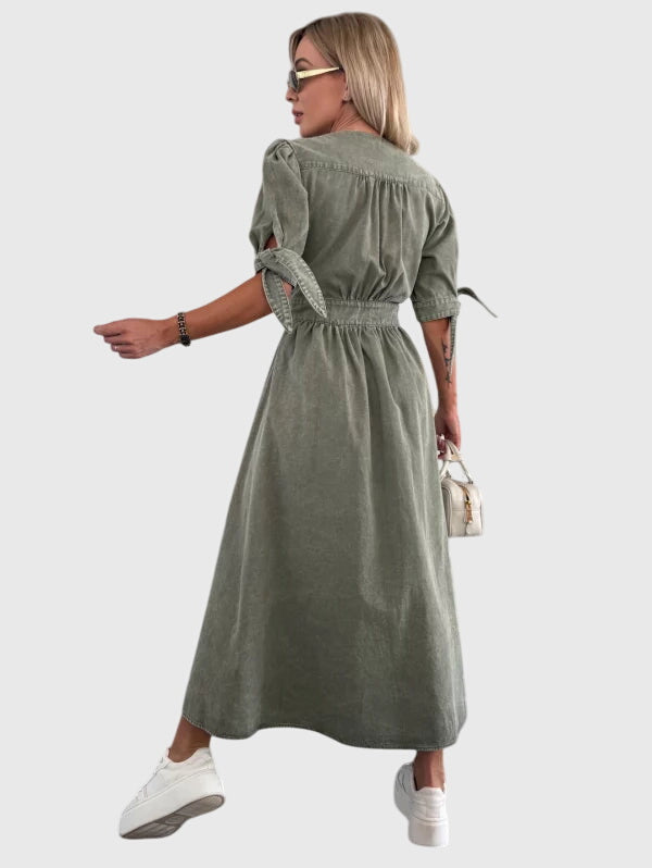 Sophia | Elegant Denim Dress