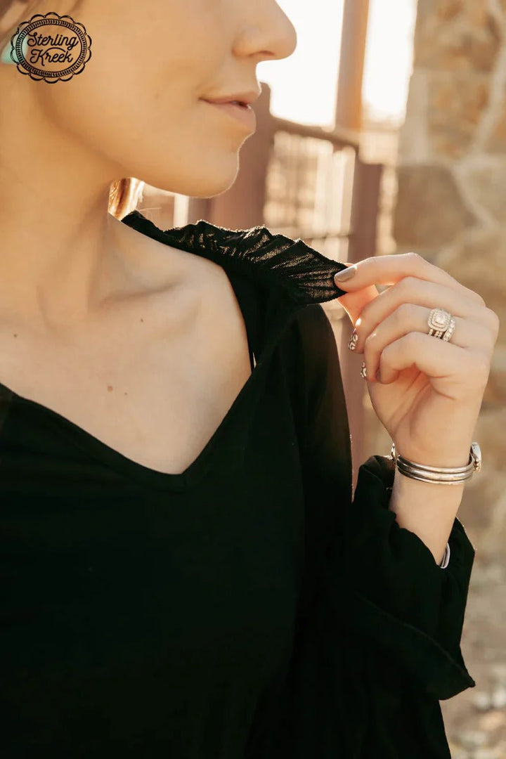 PLUS Saturday Night Black Top | gussieduponline