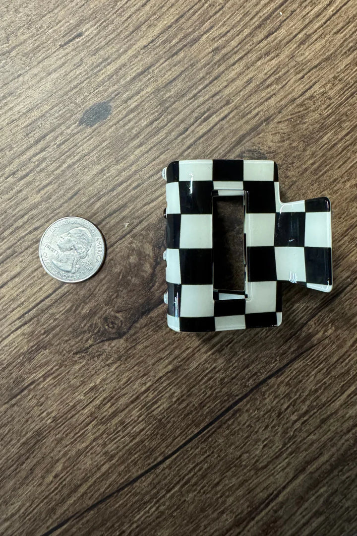 MINI Sterling Kreek Checked Funky Black Clip