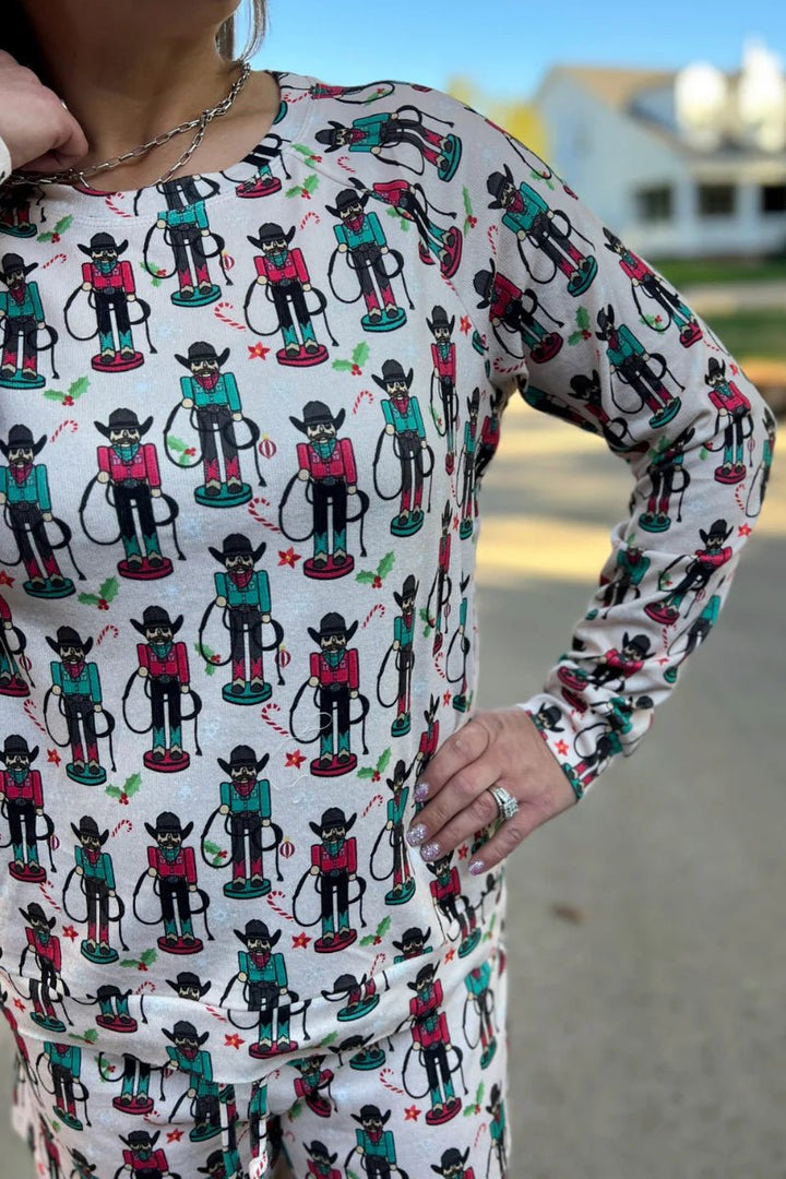 Sterling Kreek Ropin' Around The Christmas Tee Jams - TOP ONLY | gussieduponline