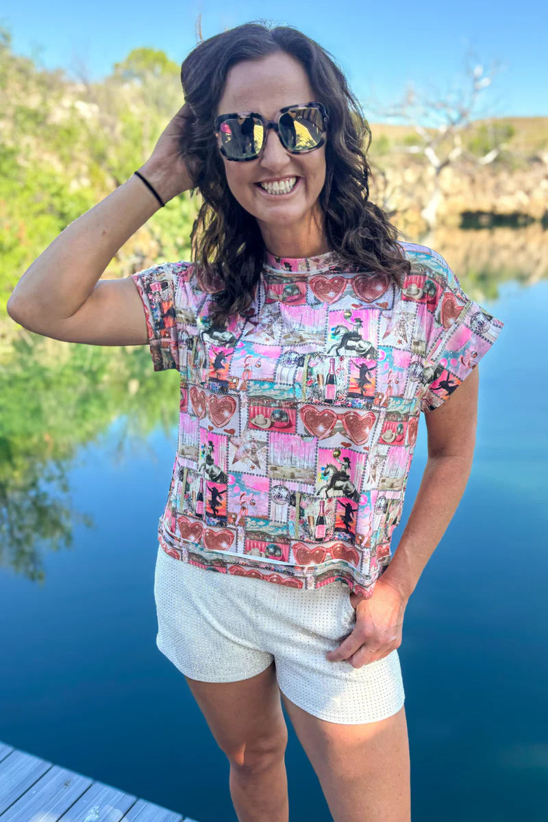 Glitter & Grit Top