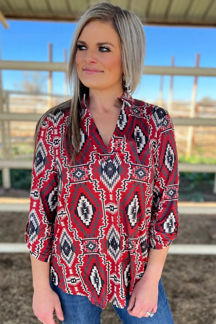 Sterling Kreek Canyon Sunset Top | gussieduponline