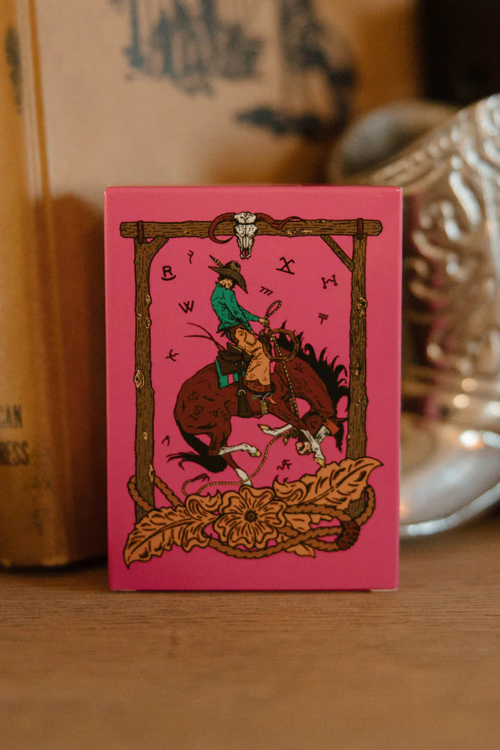 SK Pink Outlaw Playing Cards