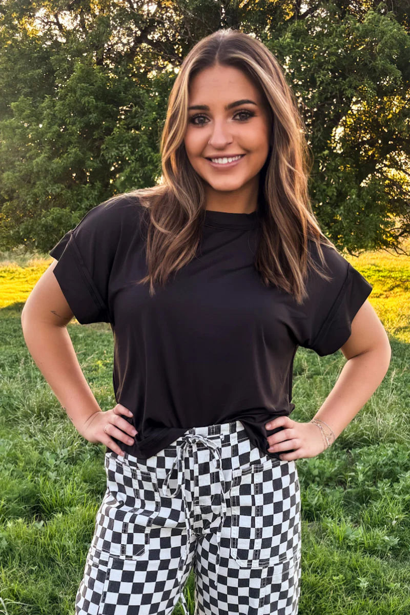 Sterling Kreek Black Staple Top