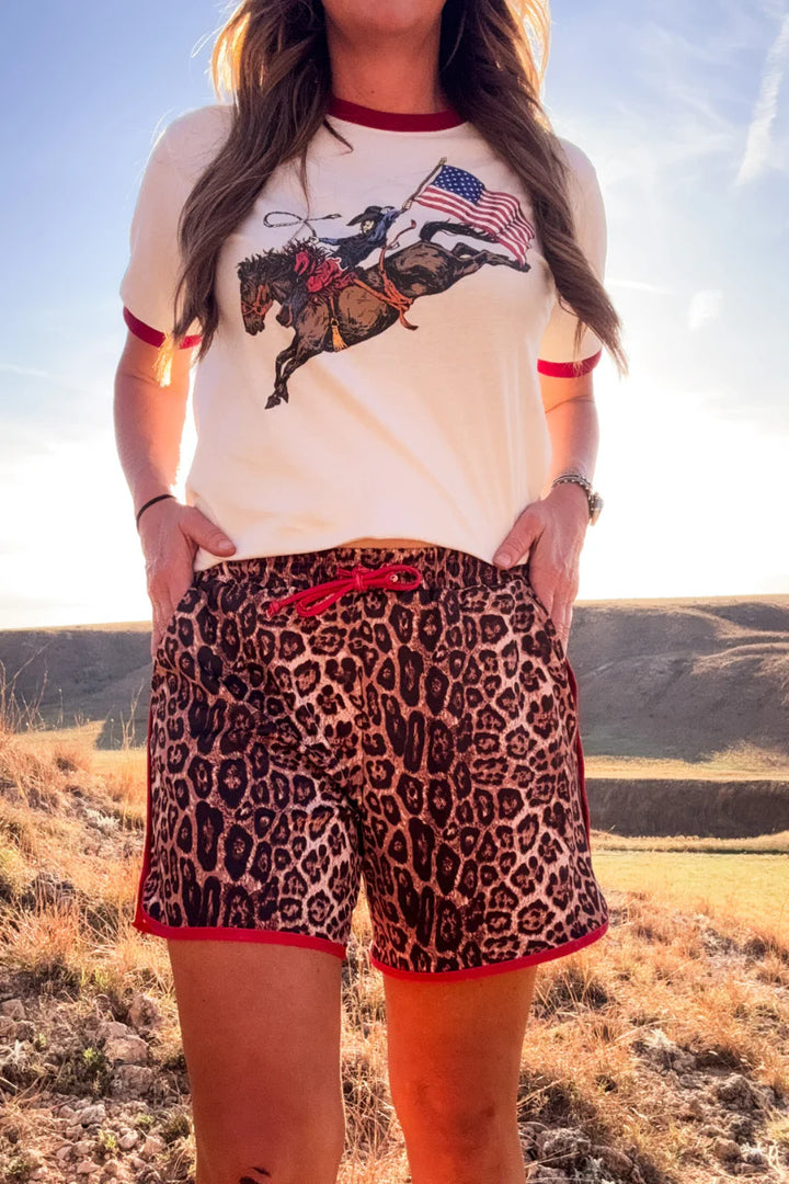 Sterling Kreek Cheetah Chic Long Shorts