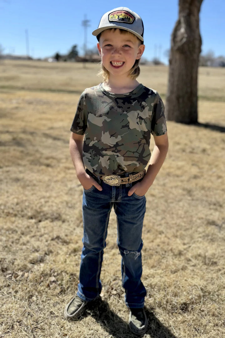 KIDS Sterling Kreek Camo Kreek Top