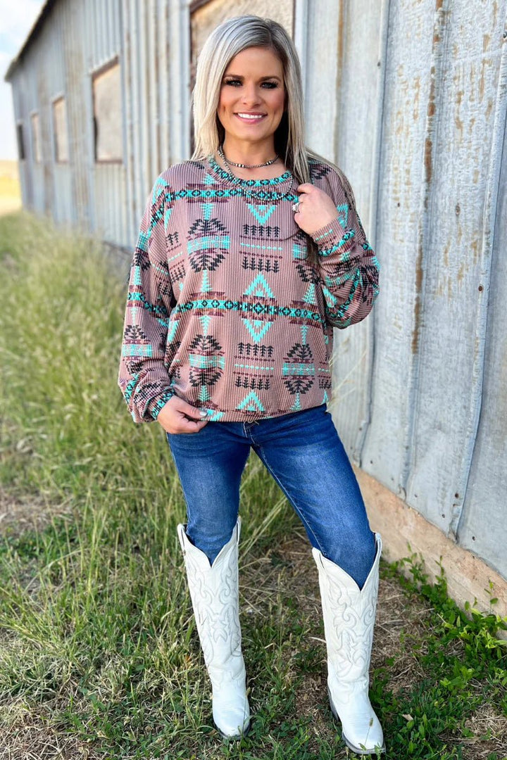 Sterling Kreek Colorado Sunset Sweater | gussieduponline