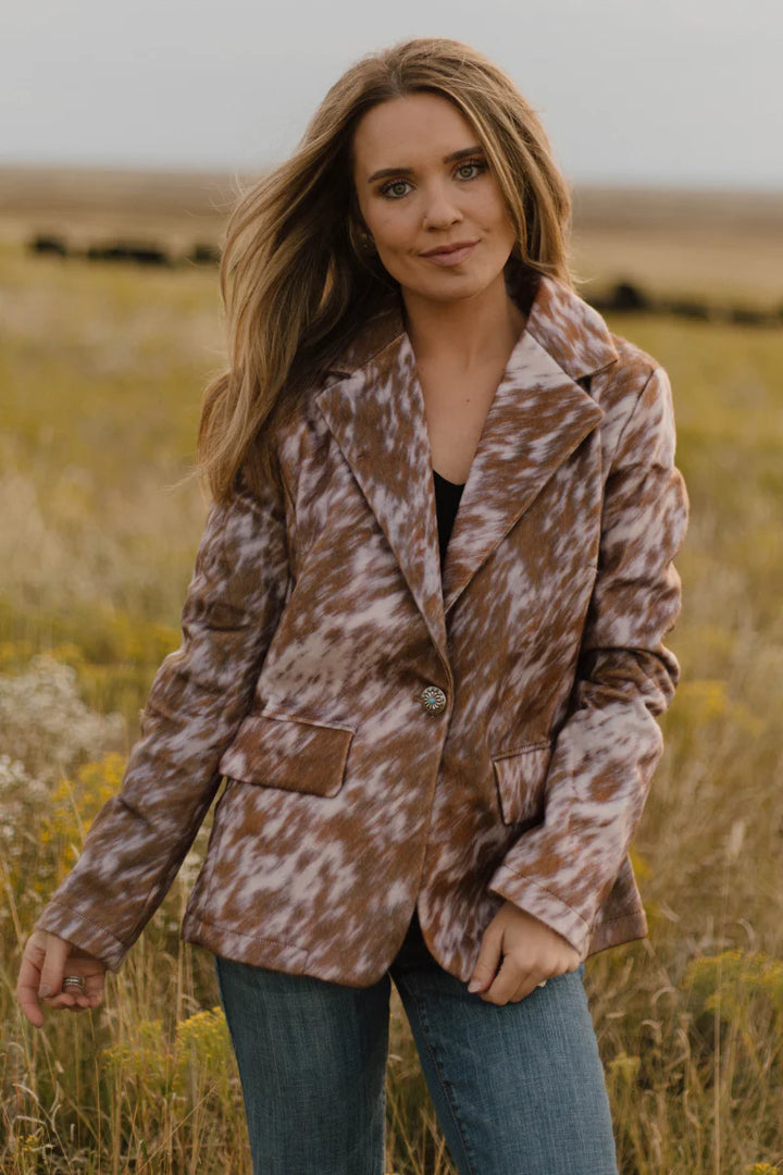 Sterling Kreek Cows Come Home Blazer