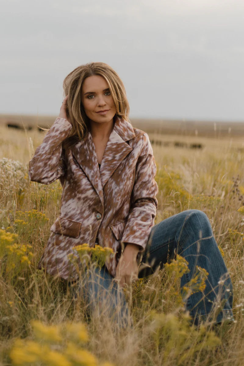 Sterling Kreek Cows Come Home Blazer
