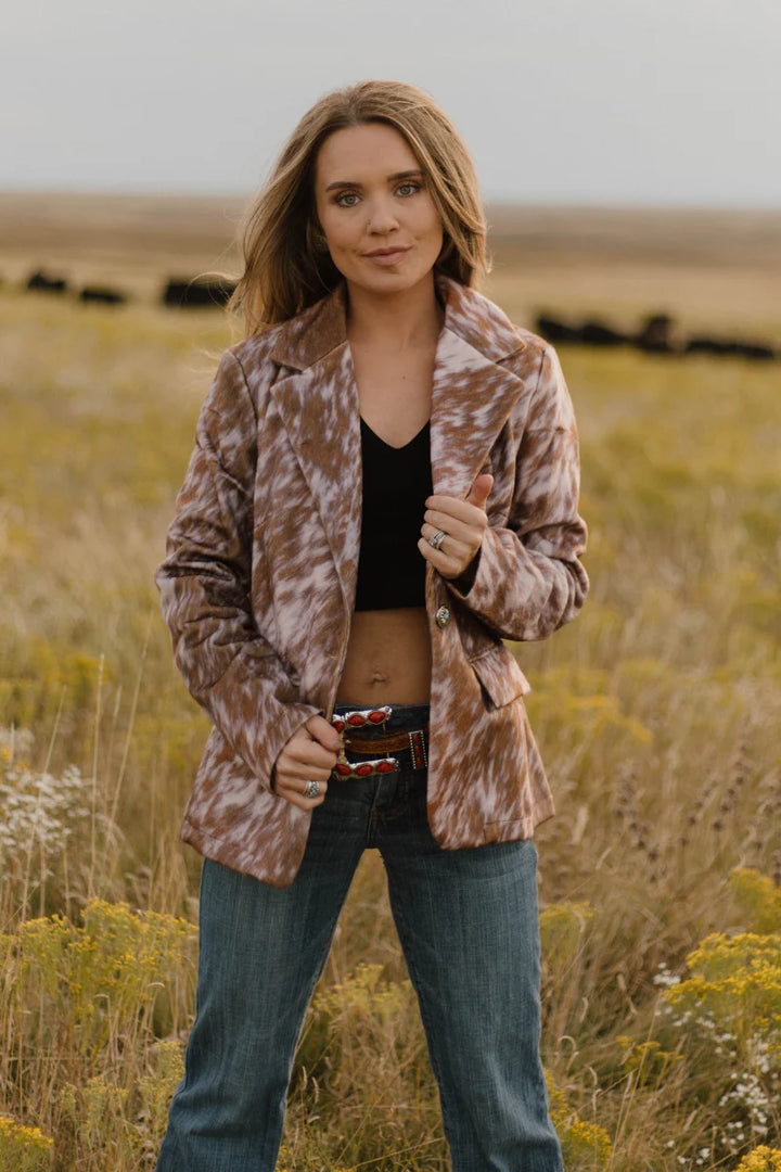 Sterling Kreek Cows Come Home Blazer