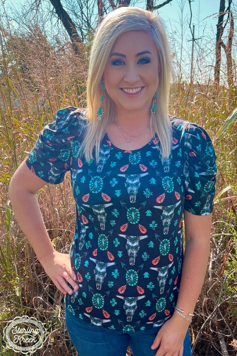 Western Tribal Top | gussieduponline