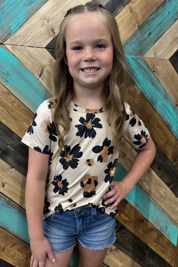 KIDS Sterling Kreek Desert Leopard Top
